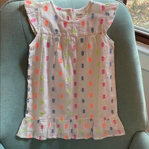 Hatley Kids Colorful Polka Dot Ruffle Dress